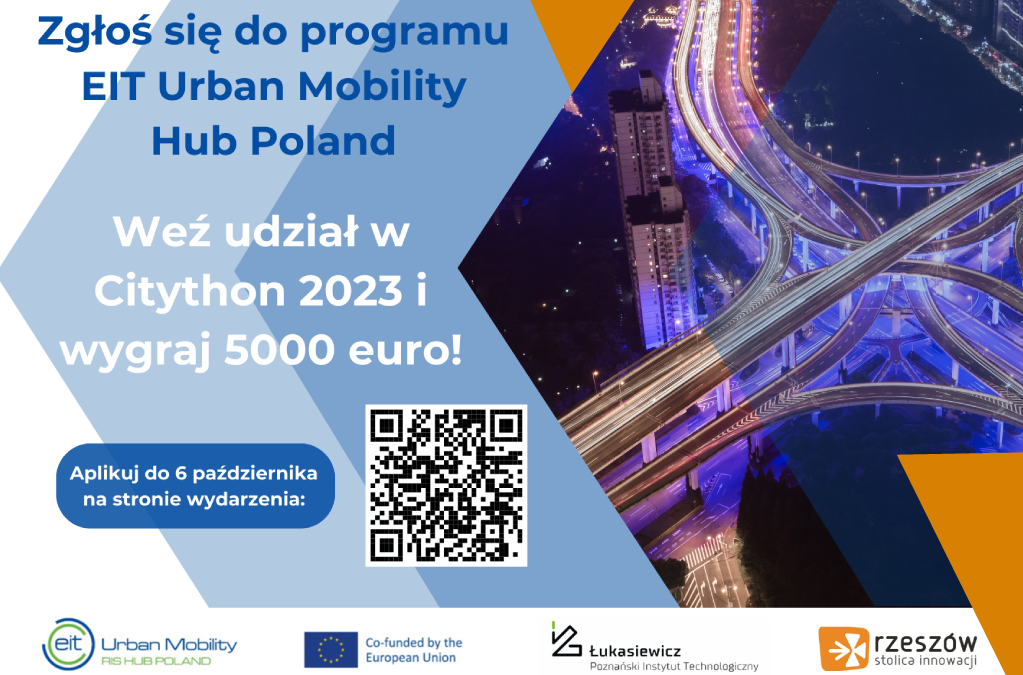 Rusza nabór wniosków do EIT Urban Mobility Hub Poland – Citython 2023