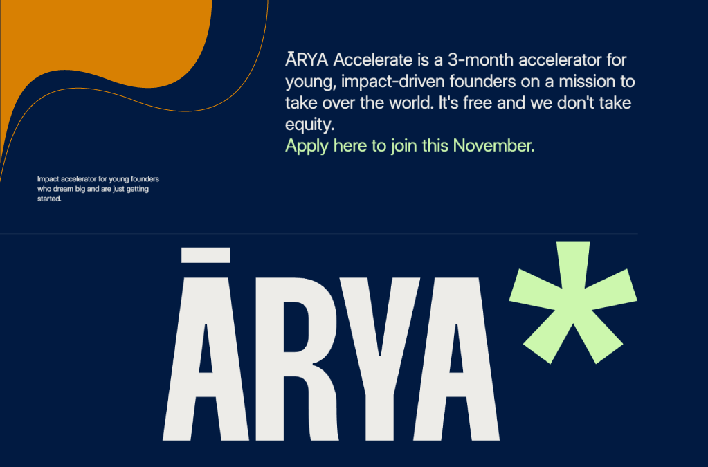 ĀRYA Accelerate – nowy międzynarodowy akcelerator
